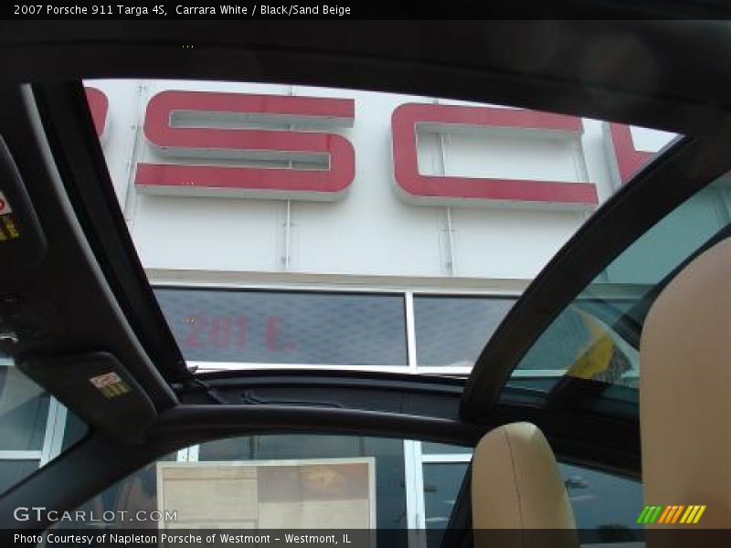 Carrara White / Black/Sand Beige 2007 Porsche 911 Targa 4S