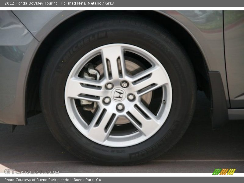 Polished Metal Metallic / Gray 2012 Honda Odyssey Touring