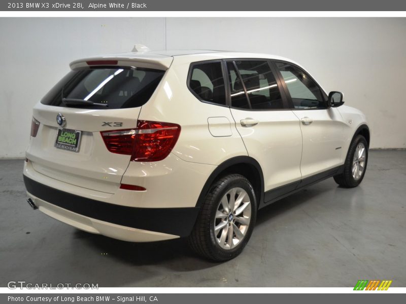 Alpine White / Black 2013 BMW X3 xDrive 28i