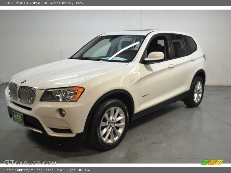 Alpine White / Black 2013 BMW X3 xDrive 28i