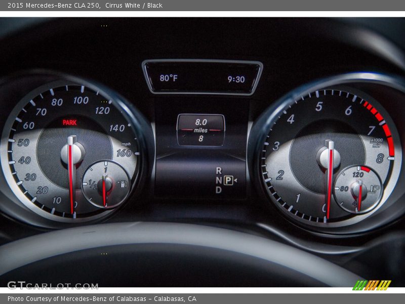 Cirrus White / Black 2015 Mercedes-Benz CLA 250