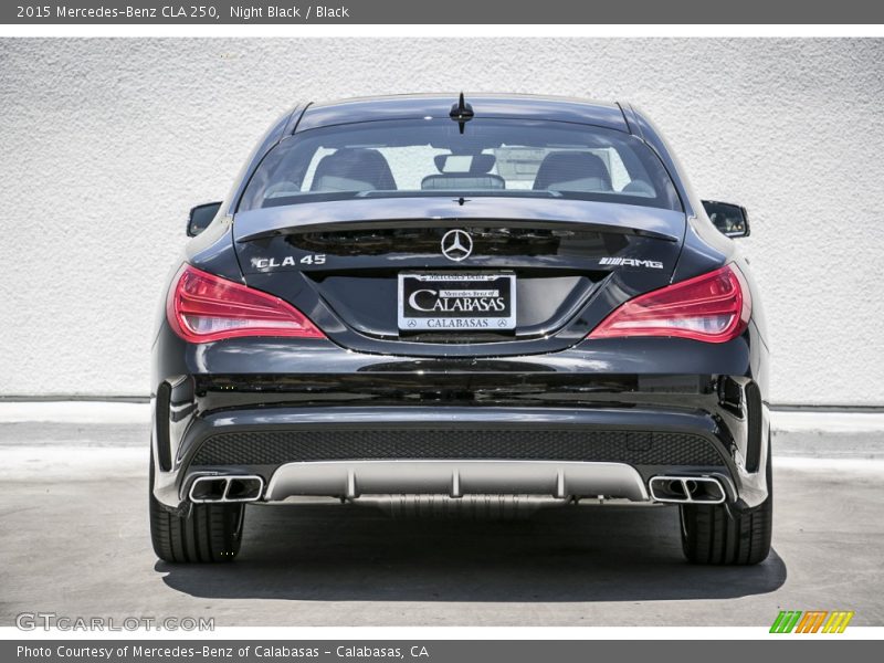 Night Black / Black 2015 Mercedes-Benz CLA 250