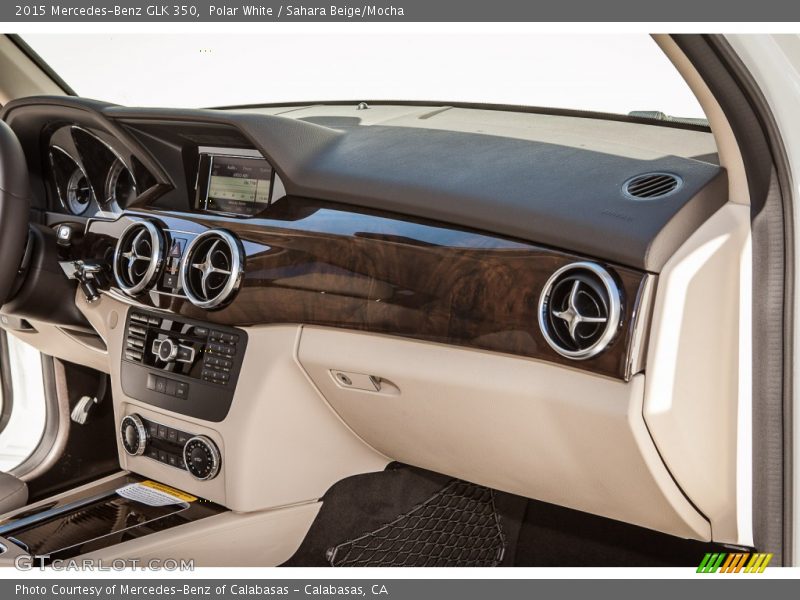 Polar White / Sahara Beige/Mocha 2015 Mercedes-Benz GLK 350