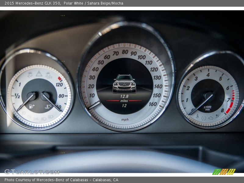 Polar White / Sahara Beige/Mocha 2015 Mercedes-Benz GLK 350