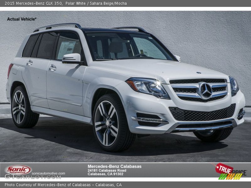 Polar White / Sahara Beige/Mocha 2015 Mercedes-Benz GLK 350