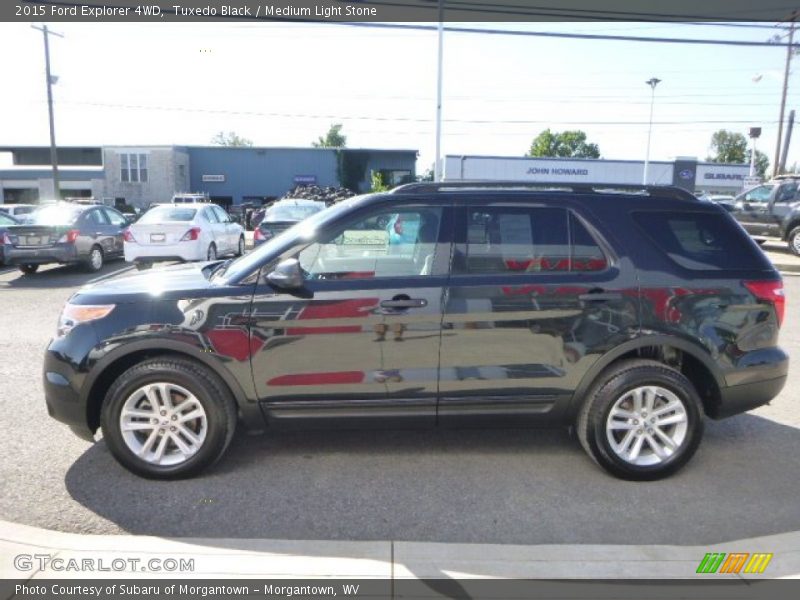 Tuxedo Black / Medium Light Stone 2015 Ford Explorer 4WD