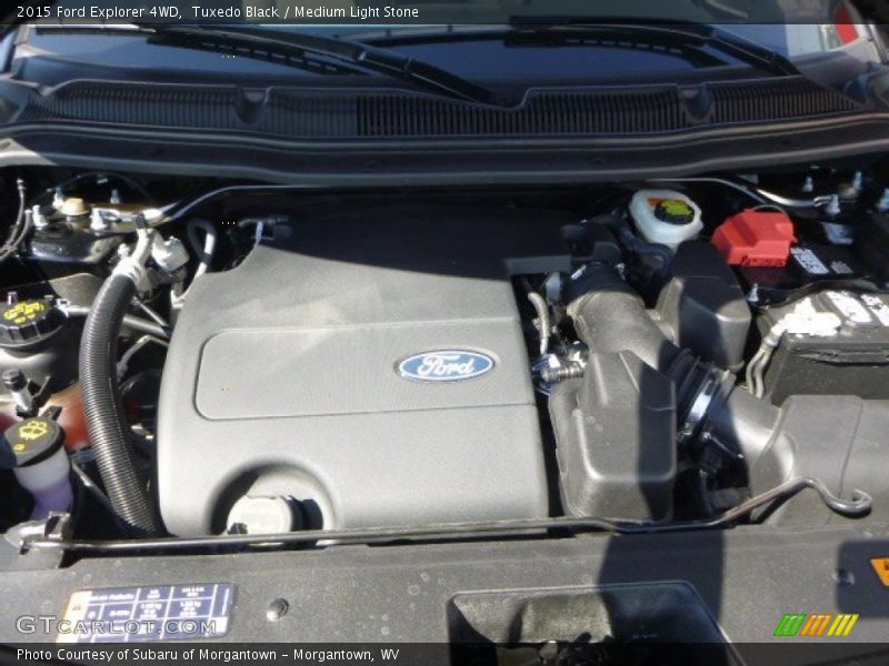 Tuxedo Black / Medium Light Stone 2015 Ford Explorer 4WD