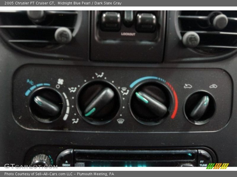 Midnight Blue Pearl / Dark Slate Gray 2005 Chrysler PT Cruiser GT