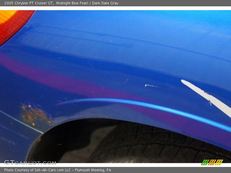 Midnight Blue Pearl / Dark Slate Gray 2005 Chrysler PT Cruiser GT