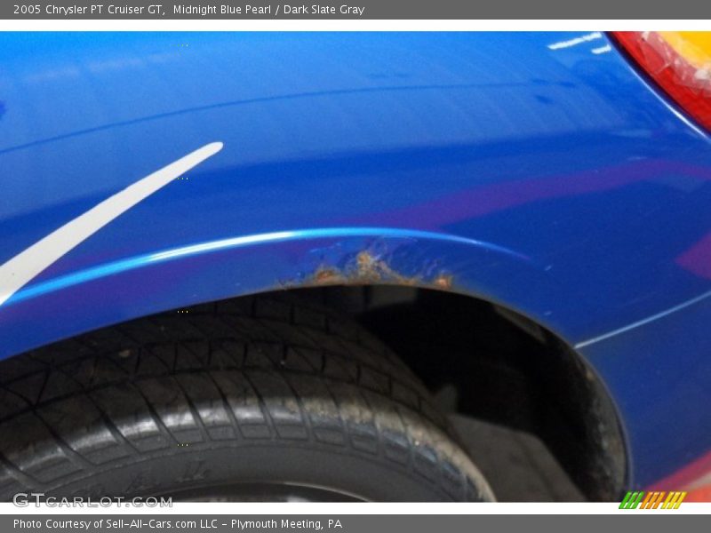 Midnight Blue Pearl / Dark Slate Gray 2005 Chrysler PT Cruiser GT