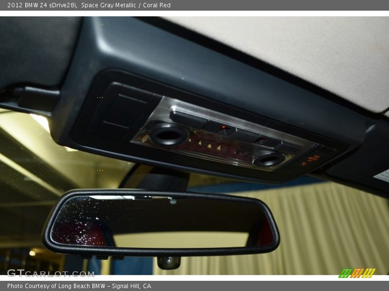 Space Gray Metallic / Coral Red 2012 BMW Z4 sDrive28i
