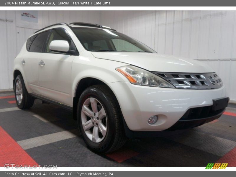 Glacier Pearl White / Cafe Latte 2004 Nissan Murano SL AWD
