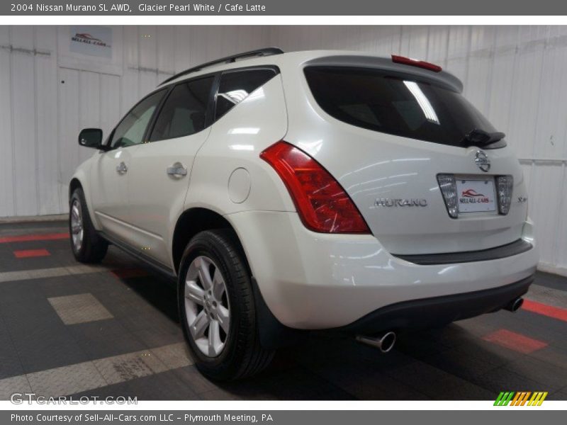 Glacier Pearl White / Cafe Latte 2004 Nissan Murano SL AWD