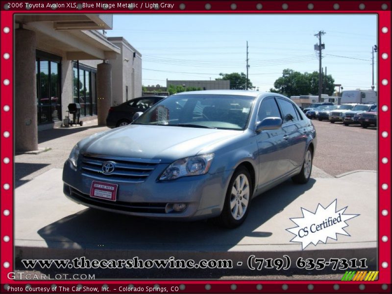 Blue Mirage Metallic / Light Gray 2006 Toyota Avalon XLS