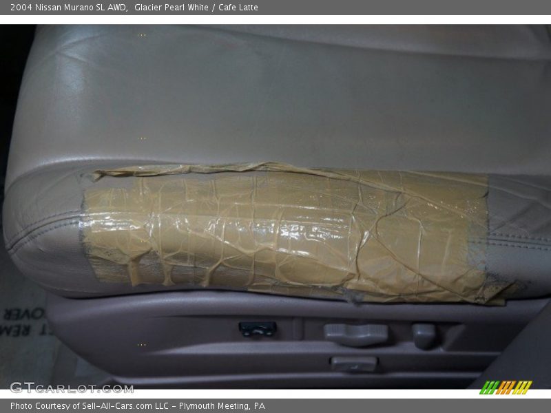 Glacier Pearl White / Cafe Latte 2004 Nissan Murano SL AWD