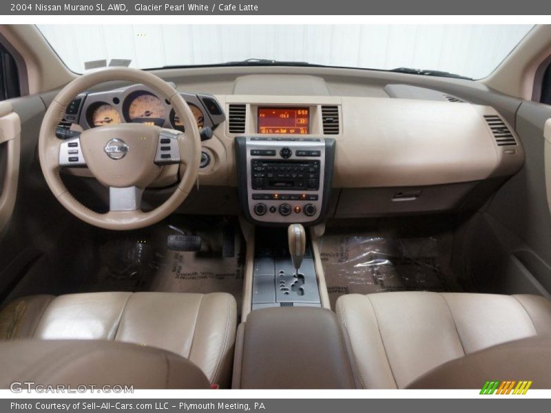Glacier Pearl White / Cafe Latte 2004 Nissan Murano SL AWD