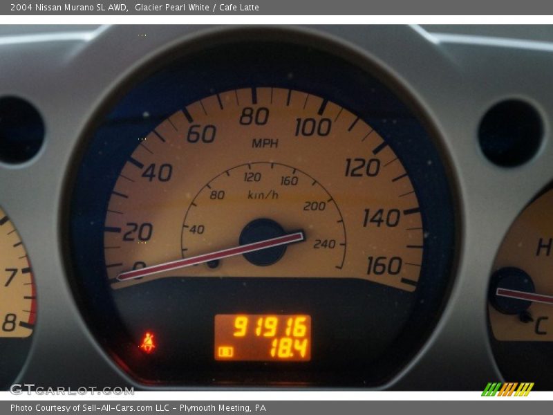 Glacier Pearl White / Cafe Latte 2004 Nissan Murano SL AWD