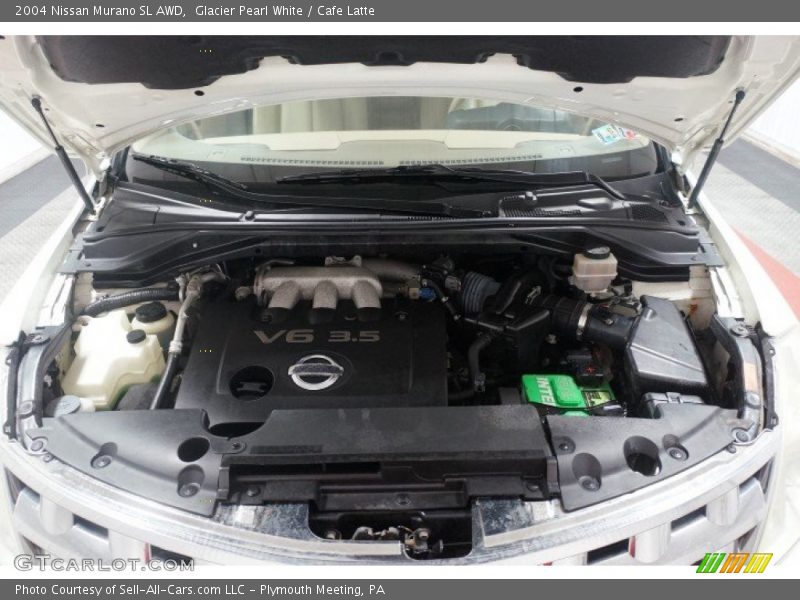 Glacier Pearl White / Cafe Latte 2004 Nissan Murano SL AWD
