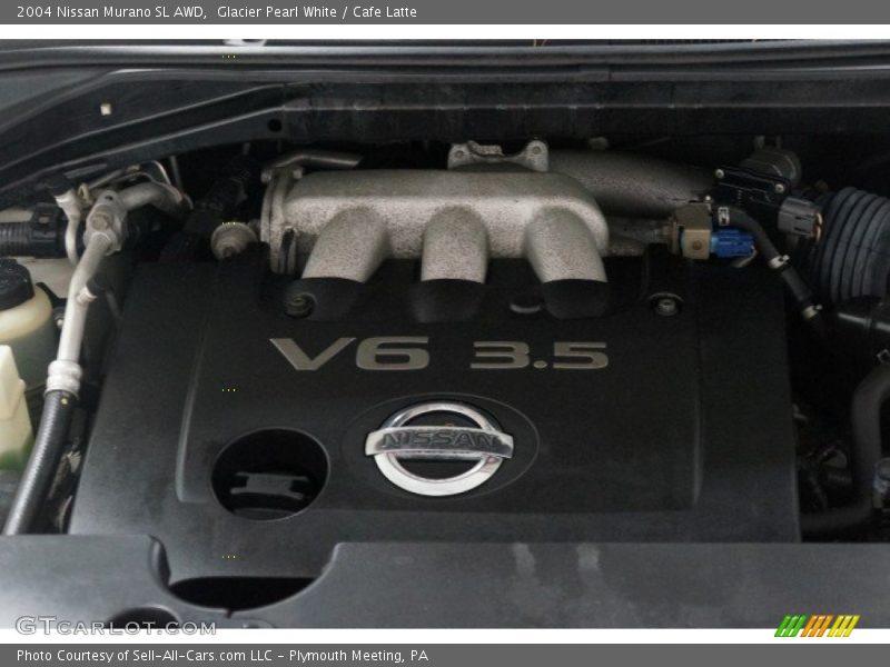 Glacier Pearl White / Cafe Latte 2004 Nissan Murano SL AWD