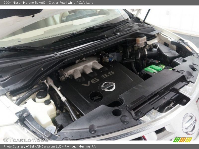 Glacier Pearl White / Cafe Latte 2004 Nissan Murano SL AWD