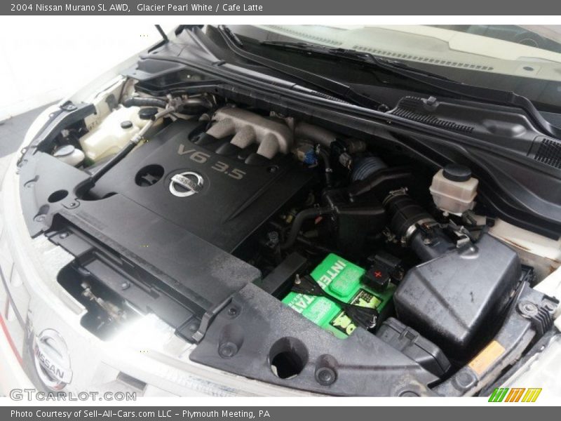 Glacier Pearl White / Cafe Latte 2004 Nissan Murano SL AWD