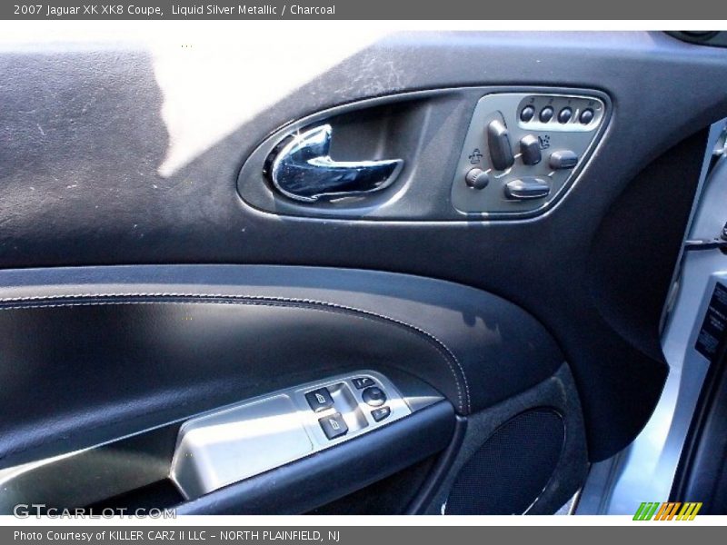 Liquid Silver Metallic / Charcoal 2007 Jaguar XK XK8 Coupe