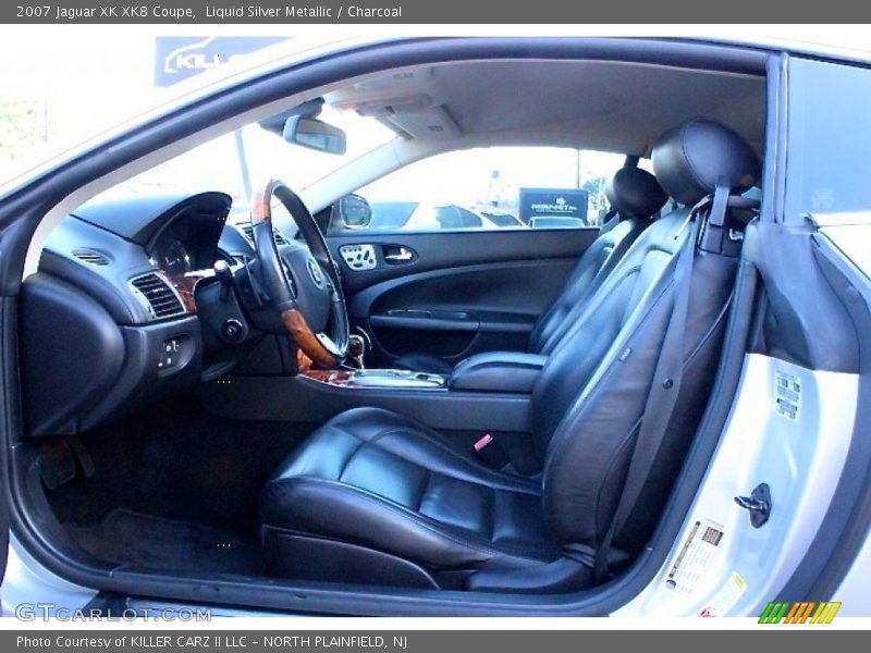 Liquid Silver Metallic / Charcoal 2007 Jaguar XK XK8 Coupe
