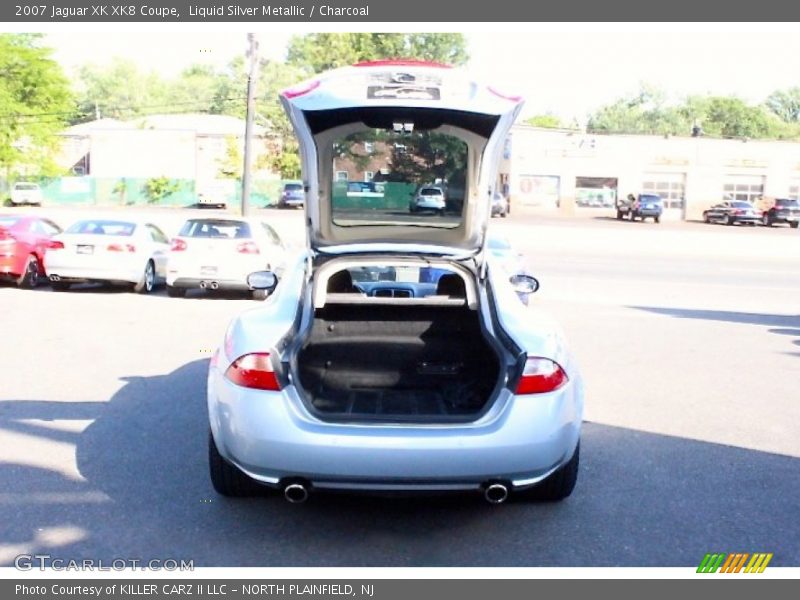 Liquid Silver Metallic / Charcoal 2007 Jaguar XK XK8 Coupe