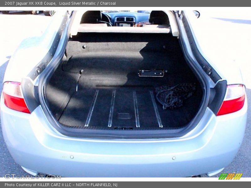 Liquid Silver Metallic / Charcoal 2007 Jaguar XK XK8 Coupe