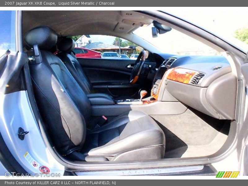 Liquid Silver Metallic / Charcoal 2007 Jaguar XK XK8 Coupe