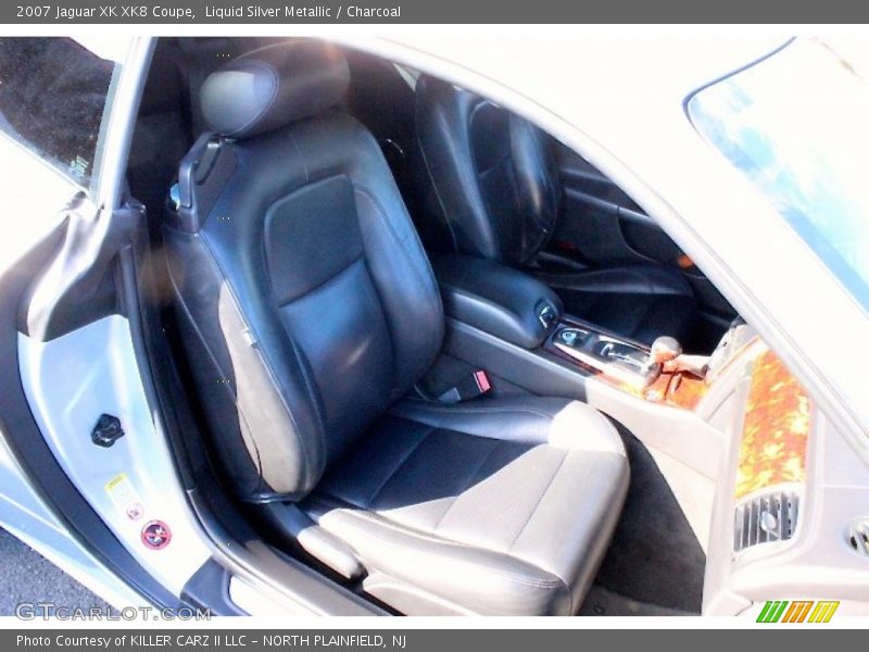 Liquid Silver Metallic / Charcoal 2007 Jaguar XK XK8 Coupe