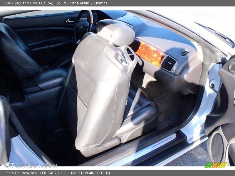 Liquid Silver Metallic / Charcoal 2007 Jaguar XK XK8 Coupe