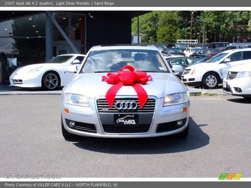 Light Silver Metallic / Sand Beige 2007 Audi A8 4.2 quattro
