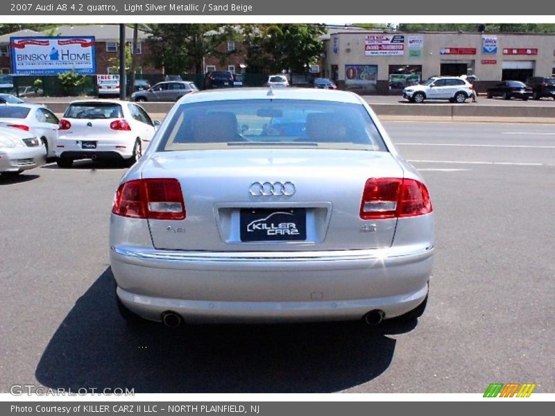 Light Silver Metallic / Sand Beige 2007 Audi A8 4.2 quattro