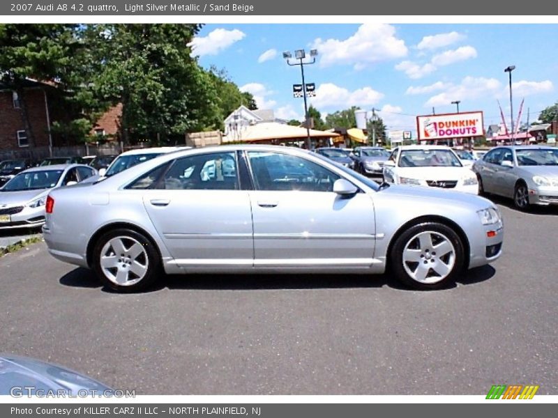 Light Silver Metallic / Sand Beige 2007 Audi A8 4.2 quattro