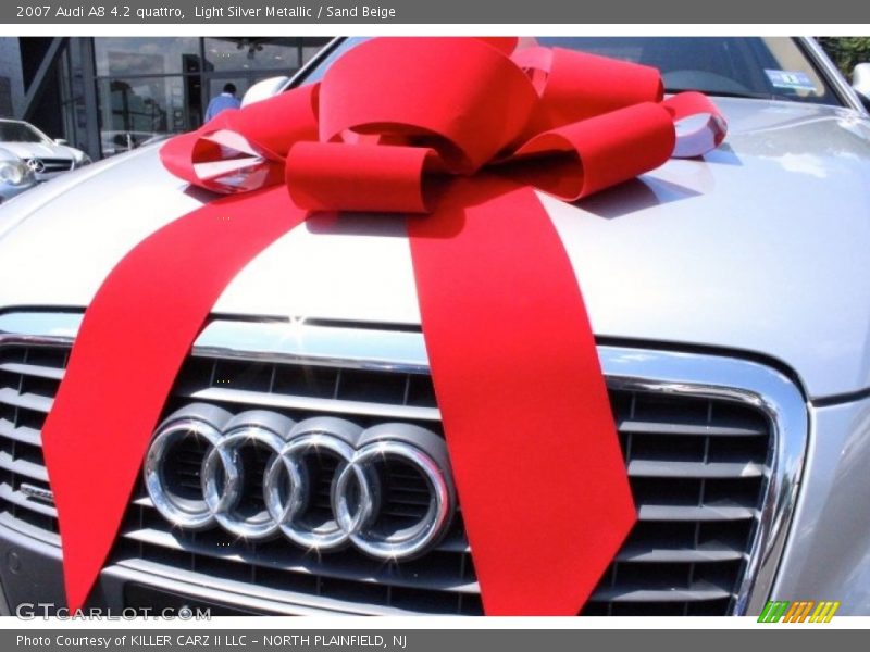 Light Silver Metallic / Sand Beige 2007 Audi A8 4.2 quattro