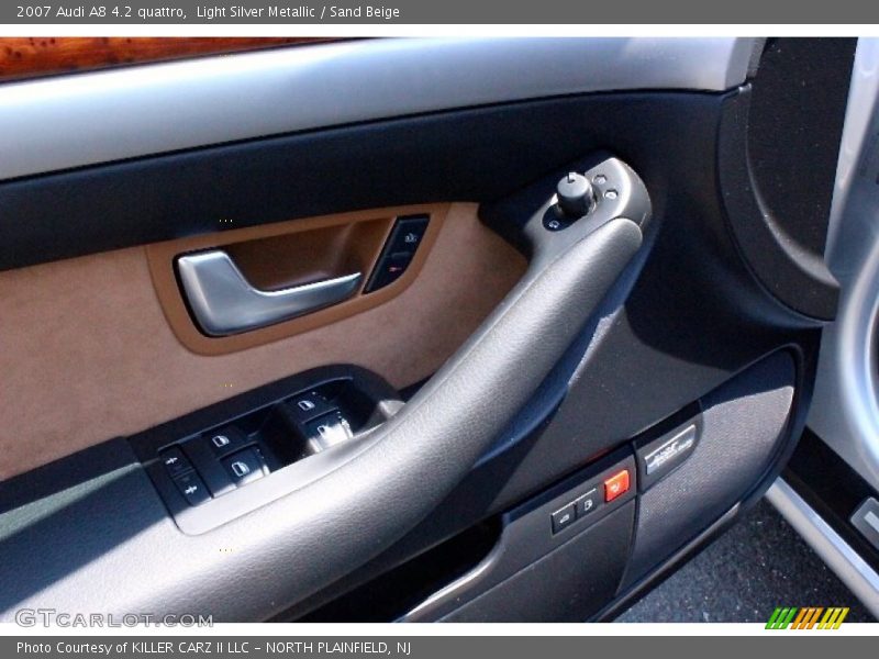 Light Silver Metallic / Sand Beige 2007 Audi A8 4.2 quattro