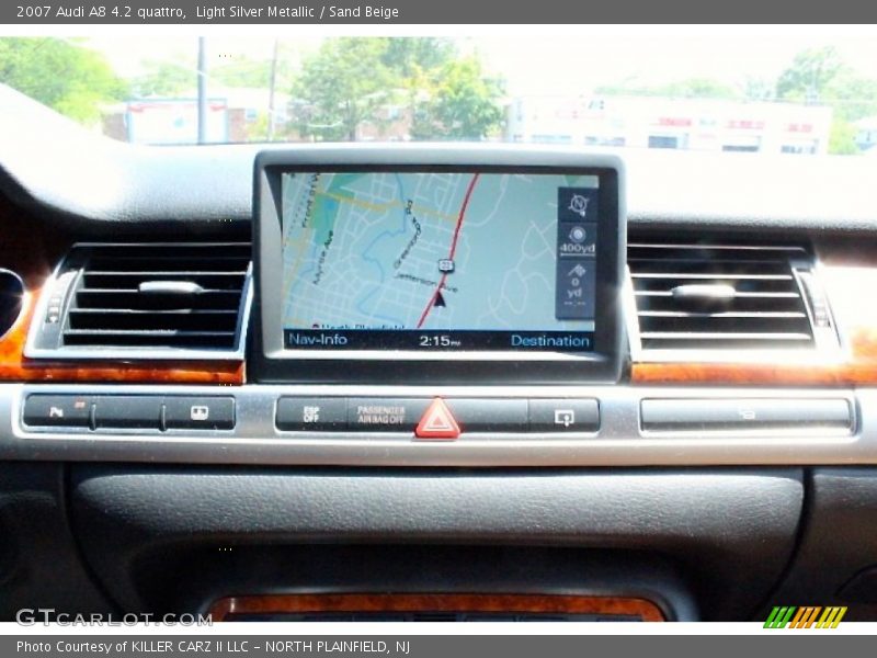 Light Silver Metallic / Sand Beige 2007 Audi A8 4.2 quattro