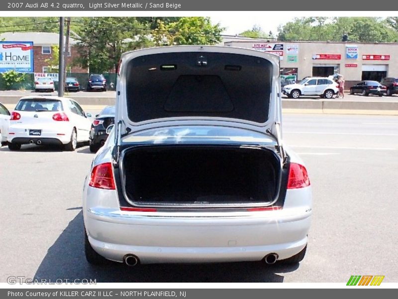 Light Silver Metallic / Sand Beige 2007 Audi A8 4.2 quattro