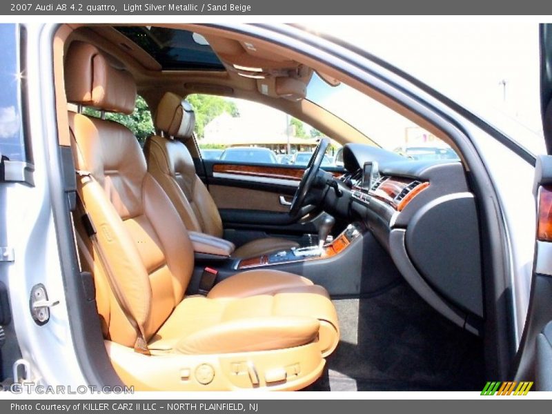 Light Silver Metallic / Sand Beige 2007 Audi A8 4.2 quattro
