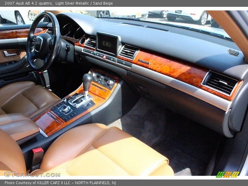 Light Silver Metallic / Sand Beige 2007 Audi A8 4.2 quattro