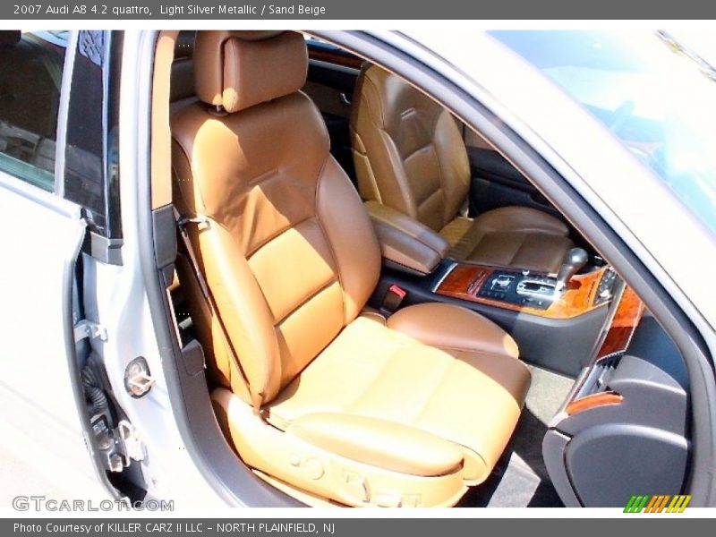 Light Silver Metallic / Sand Beige 2007 Audi A8 4.2 quattro