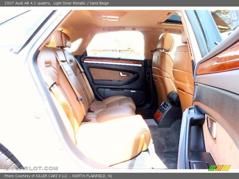 Light Silver Metallic / Sand Beige 2007 Audi A8 4.2 quattro