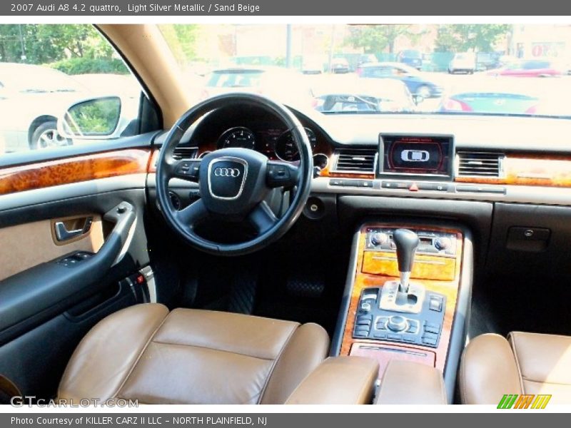 Light Silver Metallic / Sand Beige 2007 Audi A8 4.2 quattro