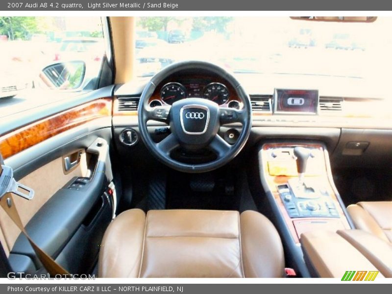 Light Silver Metallic / Sand Beige 2007 Audi A8 4.2 quattro