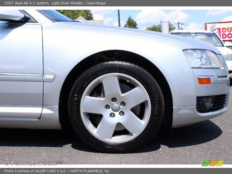 Light Silver Metallic / Sand Beige 2007 Audi A8 4.2 quattro
