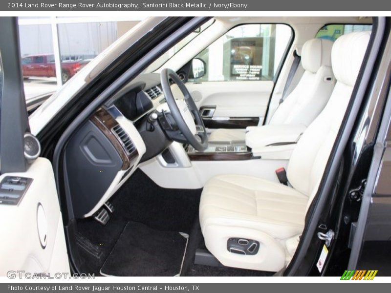 Front Seat of 2014 Range Rover Autobiography