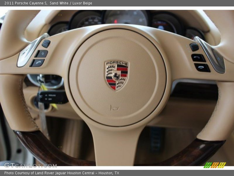 Sand White / Luxor Beige 2011 Porsche Cayenne S