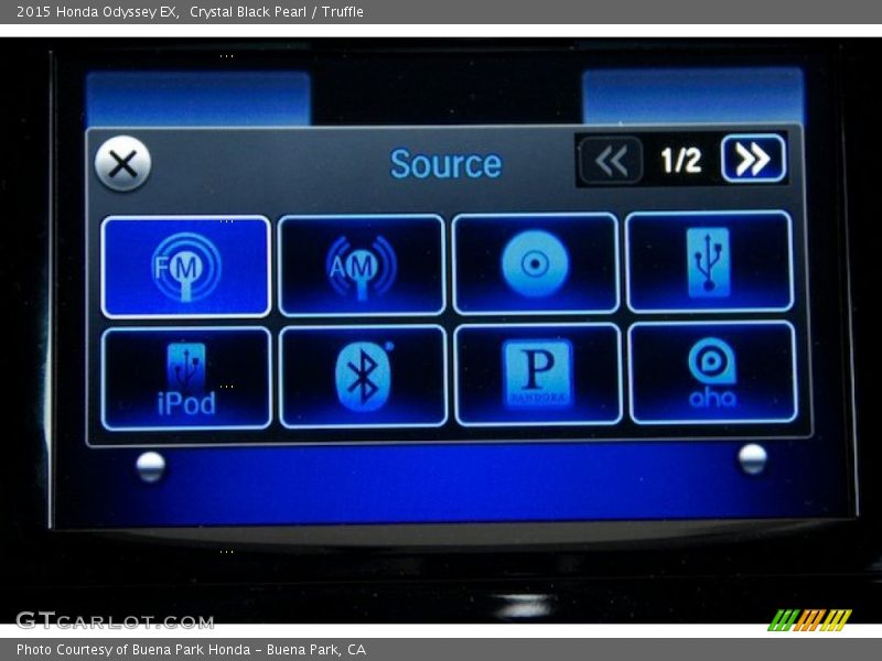 Crystal Black Pearl / Truffle 2015 Honda Odyssey EX