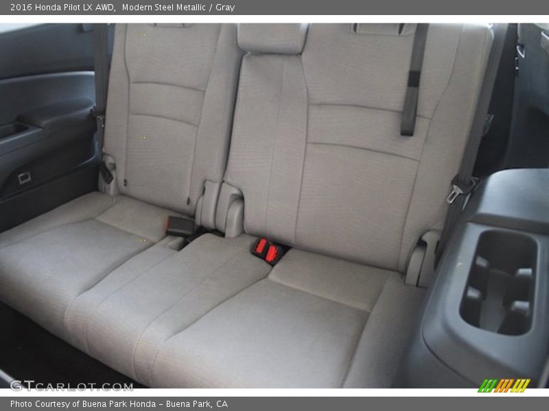 Modern Steel Metallic / Gray 2016 Honda Pilot LX AWD